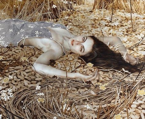 "Flouresce", oil, gold and silver leaf on panel - Brad Kunkle Moon Oil, Brad Kunkle, Symbolic Art, Miami Art, Photography Magazine Cover, Art Historian, Art Appreciation, Art Block, Art Fair