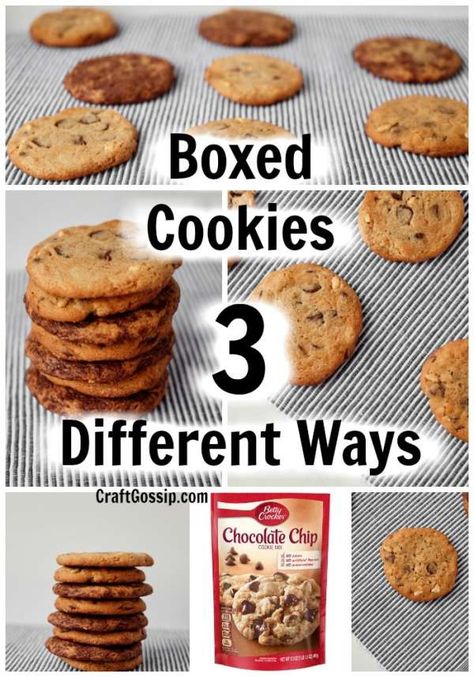 Sometimes we just don’t have time to make cookies from scratch. I will not judge someone for using a boxed cookie mix, or a boxed cake mix. But just because it is out of the box, doesn’t mean you have to follow the instructions exactly right?
Don’t fret! You can turn a tube of pre-made cookie dough or a boxed … Read More ...#boxedcookierecipes #howtomakeboxedcookiestastebetter Packaged Cookie Mix Hacks, Betty Crocker Peanut Butter Cookies, Eggless Cookie Dough Recipe, Betty Crocker Chocolate Chip Cookies, Betty Crocker Sugar Cookie Mix, Bulk Cookies, Betty Crocker Cookie Mix, Betty Crocker Cookies, Betty Crocker Sugar Cookies