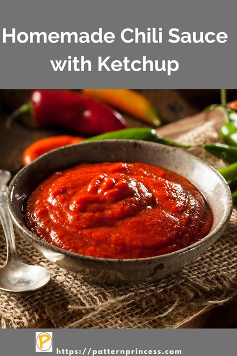 If you are looking to add some extra flavor to your next dinner, there is nothing better than homemade chili sauce with ketchup. Heinz Chili Sauce Recipe, Homemade Chili Sauce, Heinz Chili Sauce, Homemade Chilli, Homemade Chili Recipe, Chili Sauce Recipe, Ketchup Recipe, Easy Chili, Chili Garlic Sauce