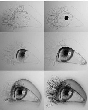 Jungkook Eyes, Mata Manga, Sketch Eyes, Drawing 101, Realistic Eye Drawing, Eye Drawings, Lip Drawing, Sketching Tips, Eye Drawing Tutorials