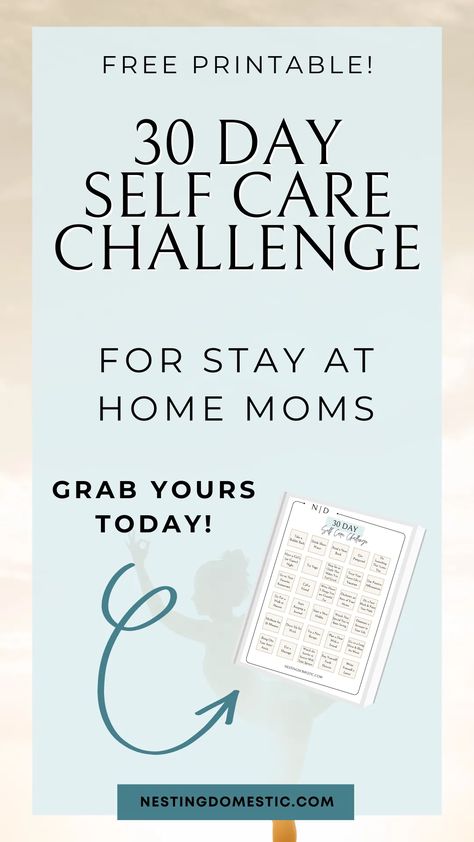 Explore our 30 Day Self Care Challenge designed specifically for stay-at-home moms! Discover the power of self-love and rejuvenation with practical tips, activities, and inspiration. Don't let stress and exhaustion take over your life. Start your transformation today! 30 Day Mom Challenge, Self Care Tips For Moms, Mama Self Care, Mom Self Care Ideas, Easy Toddler Snacks, 30 Day Self Care Challenge, 30 Day Self Care, Mom Self Care, Mom Challenge