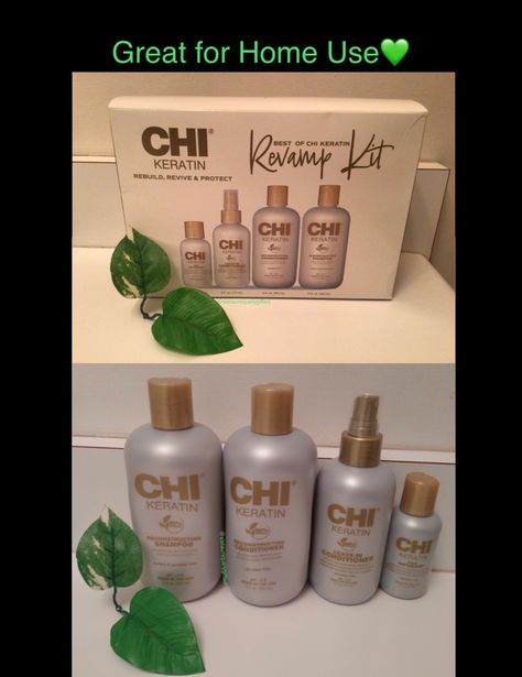 CHI Keratin Revamp Kit💚@chihaircare Chi Keratin, Keratin Shampoo, Hair Products, Keratin, Hair