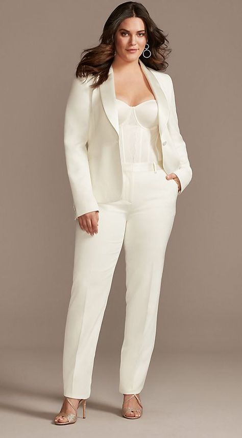 Wedding Pant Suits For Women, Wedding Suit Women, Bridal Romper, Plus Size Pant Suits, Bridal Pantsuit, Wedding Pants, Bride Suit, Rehearsal Dinner Outfits, Women Suits Wedding