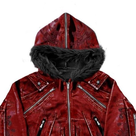 Slovakian Dreams on Instagram: "®†AW24 ‘Le Visere’ Fur Lined Leather Jacket†®  + Red Pigmented Leather  + Cotton Lining  + Slight Cropped Waist Hem  + Dark Red Screen Prints  + Metal Studded Cuffs  + Functional Zippers  + Fur Lined Hood  + Double Zipper  + True To Size Fit  + Apart of our AW24 Corp De Slovakia ‘Dilovia’ Drop 1 we bring the first garment, the ‘Le Visere’ hoodie detailed with a fur lined hood, screen printed graphics, studded cuffs, and a washed detailing throughout the garment for an aged look. Only 80 of these garments will be available online. +   + AW24 ‘Dilovia’ Drop 1 - Online May 31st 12pm PST +   Giveaway Details!!: 1.Follow @corpdeslovakia  2.Comment on this post (3 Entries Only !)  3.1 Winner will be picked May 30th @11pm PST ! :)" Dark Red Screen, Fur Lined Leather Jacket, Lined Leather Jacket, Red Screen, Goth Wardrobe, Red Pigment, Red Studs, Red Hoodie, Studded Leather