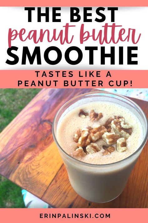 Pb2 Smoothie Healthy, Scooters Peanut Butter Power Smoothie, Peanut Butter Smoothie Recipes No Banana, Smoothie King Peanut Power Plus Recipe, Peanut Butter Powder Smoothie, Peanut Butter Smoothie Recipes, Peanut Butter Shake Recipe, Pb2 Smoothie, Keto Balls