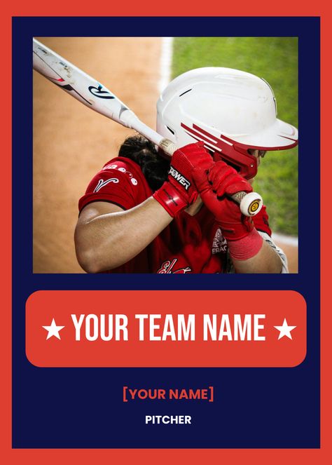 FREE Baseball Card Templates & Examples - Edit Online & Download | Template.net Baseball Card Template, Baseball Vector, Trading Card Template, Snowflake Template, Blog Graphics, Baseball Trading Cards, Circle Template, Kids Baseball, Card Templates Free