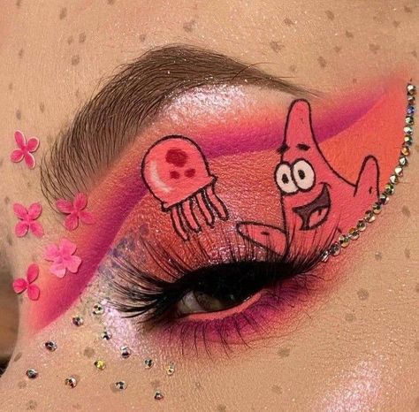 Disney Eye Makeup, Crazy Eye Makeup, Vibrant Makeup, Cute Halloween Makeup, Indie Makeup, Cute Eye Makeup, Makeup Face Charts, Graphic Makeup, Eye Makeup Pictures