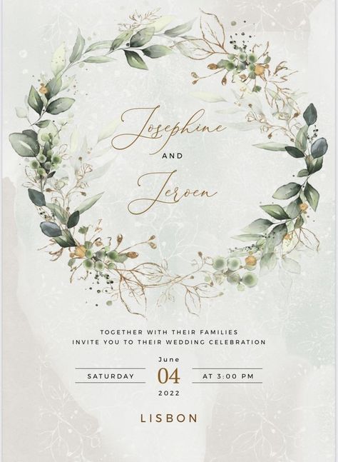 Engagement Invitation Card Design, Simple Wedding Invitation Card, Blank Wedding Invitation Templates, Digital Wedding Card, Blank Wedding Invitations, Christian Wedding Invitations, Digital Wedding Invitations Design, Digital Wedding Invitations Templates, Simple Wedding Cards