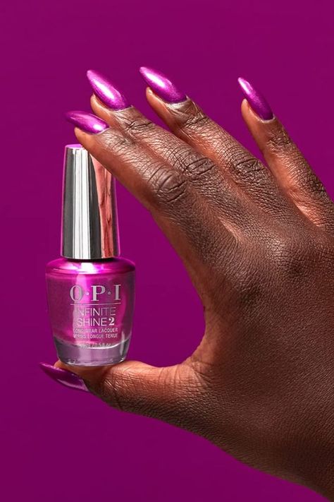 Opi Charmed Im Sure, Opi Jewel Be Bold, Opi Pink Nail Polish, Pink Nails Opi, Opi Infinite Shine 2, Opi Pink, Popular Nail Colors, Classic Nail, Metallic Nail Polish