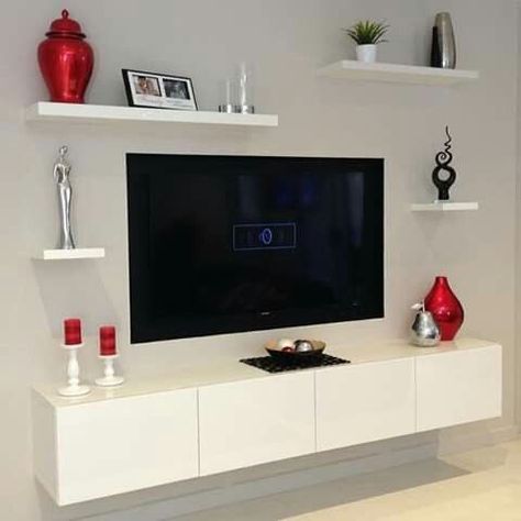 Gray Living Room Design, Modern Tv Unit Designs, Tv Unit Furniture Design, Tv Unit Decor, Tv Cabinet Design, Tv Unit Interior Design, Latest Living Room Designs, Living Room Tv Unit Designs, Living Room Tv Unit