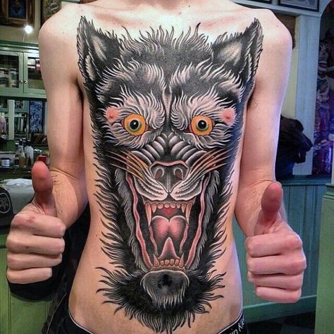 Chest Tattoos Men, Native American Wolf Tattoo, Traditional Chest Tattoo, Native American Tattoo Designs, Black Heart Tattoos, Traditional Chest, Sky Tattoos, Heather Bailey, Irish Tattoos