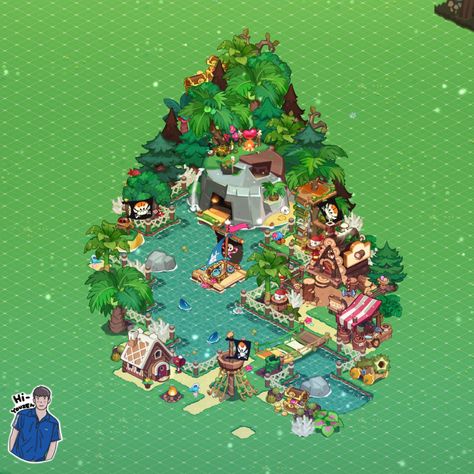 Clash Royale Wallpaper, Kingdom City, Pirate Island, City Decor, Cookie Games, Cookie Run Kingdom, City Layout, Cookie House, Cookie Inspiration