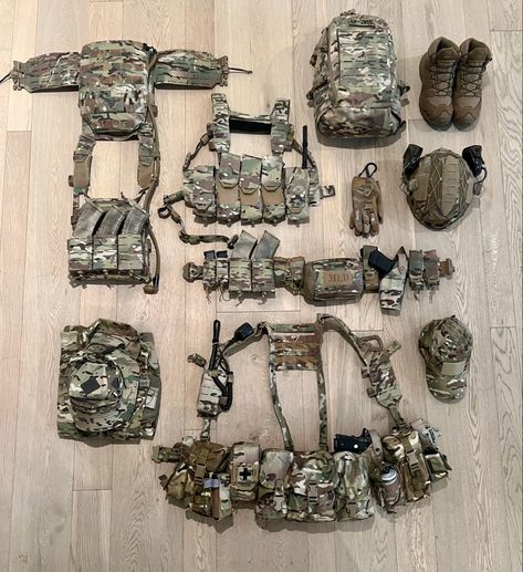 Military Loadout, Plate Carrier Setup, Tactical Loadout, Tactical Gear Storage, Drop Leg Holster, Gear Room, Tactical Solutions, Army Gears, Tactical Wear