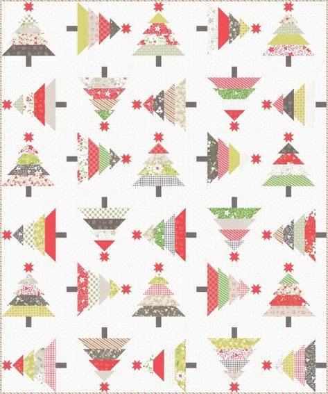 Holliberry Patterns – Coriander Quilts Christmas Present Quilt, Snowman Quilt, Christmas Tree Quilt, Paper Quilt, Christmas Quilt Patterns, Cute Quilts, Jellyroll Quilts, Pdf Quilt Pattern, Tree Quilt