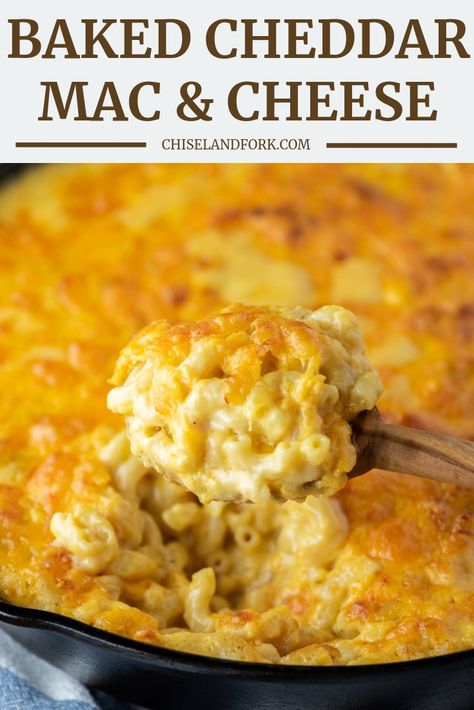 Cheddar Mac And Cheese Recipe, Best Mac N Cheese Recipe, Baked Mac And Cheese Recipe, Cheddar Mac And Cheese, Best Macaroni And Cheese, Macaroni Cheese Recipes, Cheddar Cheese Soup, Best Mac And Cheese, Queso Cheddar