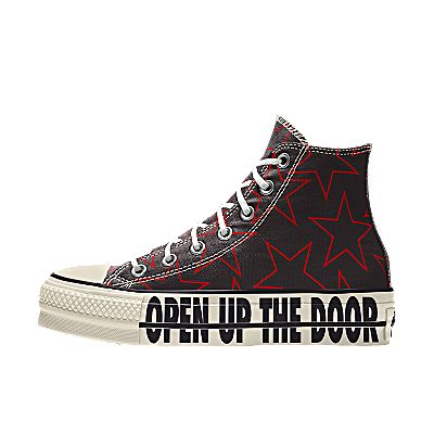 Converse By You x Billie Eilish Chuck Taylor All Star Lift Platform Billie Converse, Billie Eilish Converse, Billie Eilish Shoes, Converse Chunky, Chuck Taylor All Star Lift, Chuck Taylor All Star, Christmas Wishlist, Chuck Taylor, Top Shoes