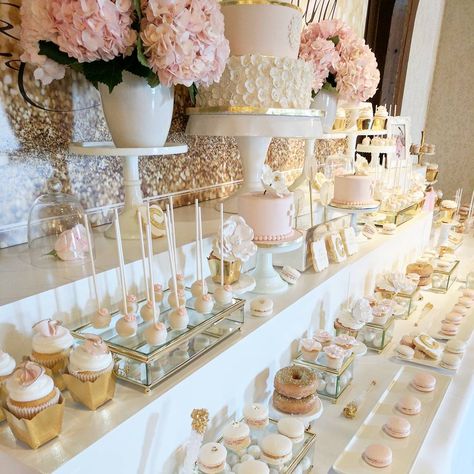 All the prettiness ❤️🌸 @makeupworx @sweet_celebrations_ @suegallodesigns #theartofsweets #sweetstable #sweets #sweetstable #princess… Wedding Chocolate Table, Wedding Chocolate Decoration, Sweets Table Ideas, Pink Dessert Tables, Pink Tea Party, Bridal Shower Cupcakes, Simple Birthday Decorations, Baby Shower Theme Decorations, Diy Wedding Backdrop