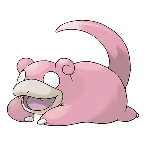 Slowpoke #079 All 151 Pokemon, Pokemon Original, 150 Pokemon, Water Type Pokemon, 151 Pokemon, Pokemon Tv, Pokemon Firered, Pink Cartoon, Original Pokemon