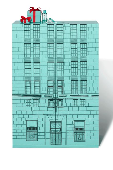 Tiffany And Co Advent Calendar, Designer Advent Calendar, Tiffany And Co Packaging, Advent Calendar For Her, New Year Advent Calendar, Luxury Advent Calendar, Advent Design, Tiffany Christmas, Luxury Advertising