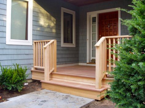 28 Porch Railing Ideas - Garon Fence Tiny Front Porch, Front Porch Railing Ideas, Porch Railing Ideas, Metal Fence Gates, Metal Driveway Gates, Wood Fence Gates, Metal Arbor, Metal Pool, Front Porch Railings