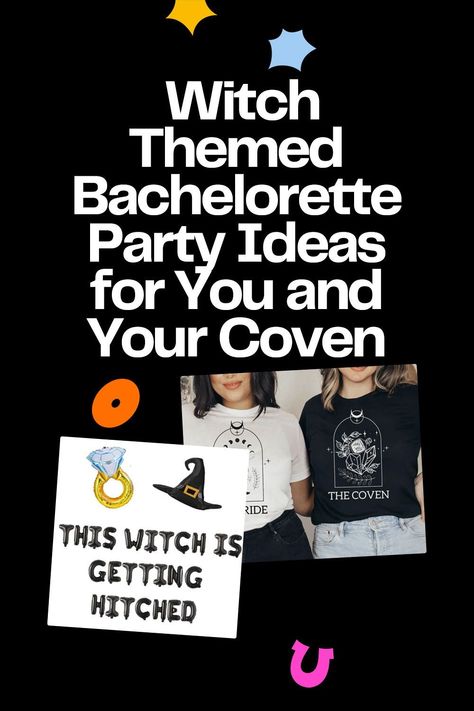 Witch-themed bachelorette party ideas Fantasy Themed Bachelorette Party, Dnd Bachelorette Party, Themed Bachelorette Party Ideas, Witchy Bachelorette, Simple Bridal Shower Decorations, Themed Bachelorette Party, Themed Bachelorette, Personalization Mall, Getting Hitched