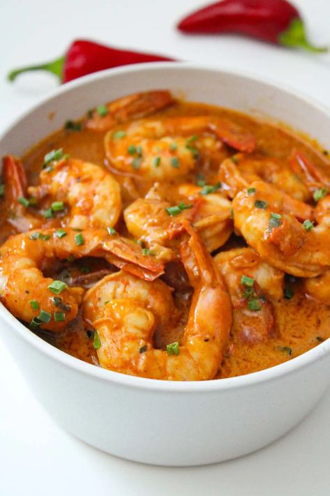 Voodoo Shrimp Recipe - The Six Figure Dish Voodoo Shrimp Recipe, Voodoo Sauce, Voodoo Shrimp, Seafood Dish Recipes, Seasoning Recipe, Shrimp Recipes For Dinner, Louisiana Recipes, Creole Recipes, Shrimp Recipes Easy