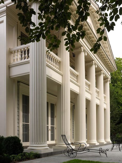 Dell Mitchell Architects Greek Revival Architecture, Veranda Magazine, Greek Revival Home, Southern Mansions, Southern Plantations, Southern Magnolia, Antebellum Homes, Southern Homes, Greek Revival