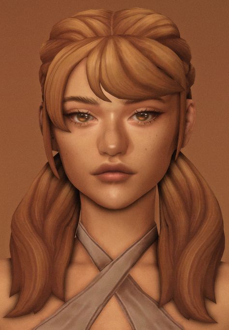 taliyah pigtails | dogsill on Patreon Shoulder Length Hair Sims 4 Cc, Cc Sims4, Cc Hair, Pelo Sims, The Sims 4 Packs, Sims 4 Mm Cc, Sims 4 Cc Folder, Sims 4 Characters, Sims 4 Mm