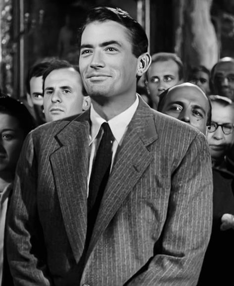 Gregory Peck, Roman Holiday, Black And White, White, Black