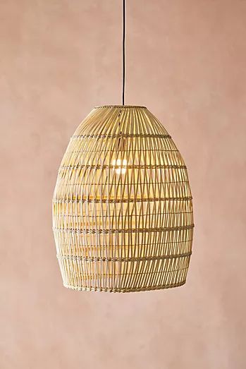 Pendant - Lighting | Decorative & Unique Lighting | AnthroLiving Unique Lamp Shades, Wave Pendant, Unique Lamp, Decorative Lighting, Woven Rattan, Linear Pendant, Unique Lamps, Globe Pendant, Lantern Pendant