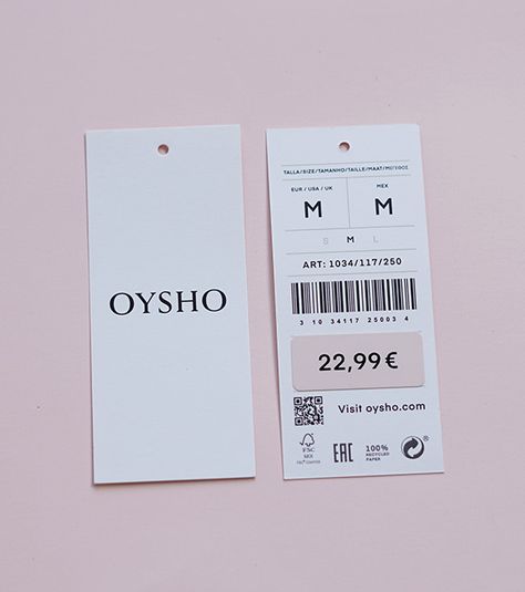 Medium Size Tag, Size Tags For Clothing, Tags For Clothing Brand, Price Tag Design Clothing, Clothing Tag Design Ideas, Cloth Tag Design, Hang Tag Design Creative, Hang Tag Design Clothing Labels, Clothing Tags Design