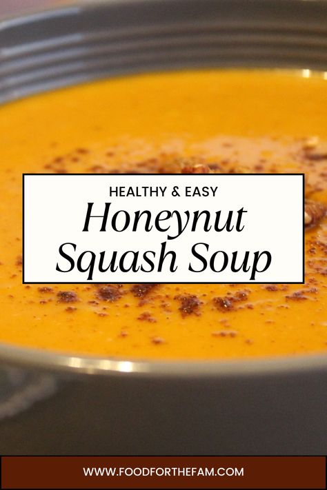 I have the ultimate honey squash recipe for you! When fall arrives, squash is in abundance so having some go to recipes to use are a must. This Honeynut Squash soup recipe is healthy, easy, tasty and so much more! Honey Nut Squash Recipe Soup, Honey Nut Squash Recipes, Honey Nut Squash Soup, Honey Squash Recipe, Buttersquash Soup, Honey Nut Squash Recipe, Honey Squash, Honeynut Squash Recipes, Honeynut Squash Soup