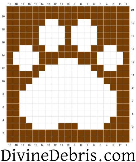 Free Cute Paw Square Crochet Pattern - Puppy Love! Divine Debris in 2024 | Paw crochet, Tapestry crochet patterns, Granny square crochet patterns free . #Amigurumi_Patterns #Paw_Granny_Square_Crochet #Crochet_Cat_Granny_Square_Pattern_Free #Paw_Granny_Square Paw Stencil, Paw Crochet, Scrap Crochet, Crochet Mosaic, Cute Paw Print, Square Crochet Pattern, Crochet Graph, Granny Square Crochet Patterns Free, Graph Crochet