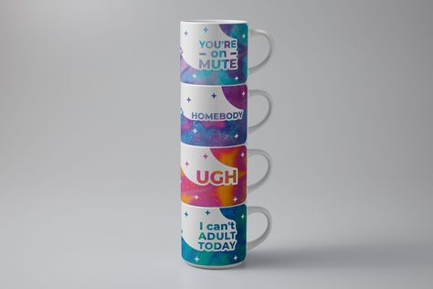 Cricut Mugs, Stackable Mugs, Stacking Mugs, Sarcastic Sayings, Transfer Sheets, Infusible Ink, Sarcastic Quotes, Cricut Design, To Create