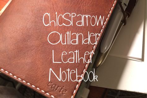 Chic Sparrow Outlander Leather Notebook #chicsparrow #mtn #fauxdori Planner Videos, Pinterest Planner, Journal Planning, Frat House, Chic Sparrow, Foxy Fix, Midori Notebook, Tape Ideas, The Outlander