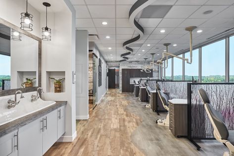 Pediatric Dental Office Design, Orthodontic Office Design, Ortho Office, Orthodontic Office, Pediatric Dental Office, Dental Office Design Interiors, Medical Office Design, Dental Design, Clinic Interior Design