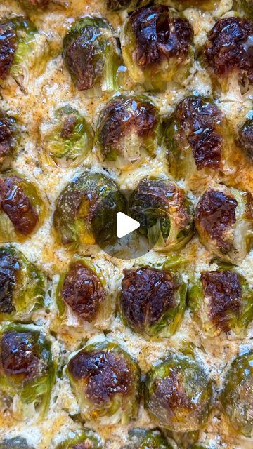 Erin Aronowitz on Instagram: "If you loved my Feta Roasted Brussels Sprouts you will love these Roasted Brussels Sprouts with Boursin and Hot Honey

Comment “RECIPE” and I will DM you the recipe for this this delicious Brussels Sprouts side dish. You can also find it on www.spinachandbacon.com 

These b-sprouts are amazing! The boursin cheese bakes right into each brussels sprouts creating layers of boursin in between all of the leaves. Then I drizzled some hot honey over them and enjoyed them straight out of the pan. This was the absolute best vegetable dish I have ever made. You have to give this one a try.
.
.
.
.
.
#brusselssprouts #sidedish #boursin #vegetables #honey #easyrecipes #cooking #recipeoftheday #recipeshare #phillyfoodies #recipe #recipes #cookingvideos  #dinnerideas #recip Boursin Vegetables, Boursin Brussel Sprouts, Baked Brussels Sprouts, Easy Low Carb Snacks, Boursin Cheese, Low Carb Veggies, Honey Sauce, Brussels Sprout, Roasted Brussels Sprouts