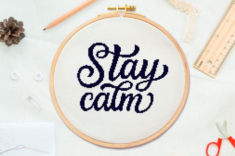 Excited to share this item from my #etsy shop: Stay calm cross stitch pattern insparation simple embroidery xstitch affirmation easy needlepoint for beginner be calm cross stitch #crossstitchpdf #smallcrossstitch #crossstitchmodern #crossstitchquote #embroiderypatterns #crossstitch #cross #stitch #pattern #patterns #simplecrossstitch #easycrossstitch #crossstitchchart #countedcrossstitch #moderncrossstitch #crossstitchart #crossstitchpattern #crossstitchpattern #embroiderypattern #funnycrossstit Easy Needlepoint, Motivational Text, Cross Stitch Beginner, Cross Stitch Quotes, Easy Cross Stitch Patterns, Funny Cross Stitch Patterns, Be Calm, Small Cross Stitch, Cross Stitch Heart