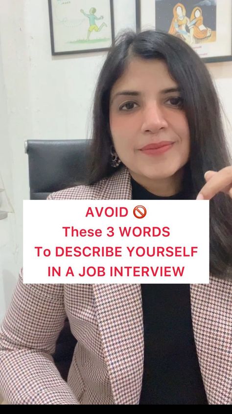 Job Interview Prep, Words To Describe Yourself, Job Info, Interview Prep, Introduce Yourself, Instagram Words, Action Words, Problem Solver, Interview Tips