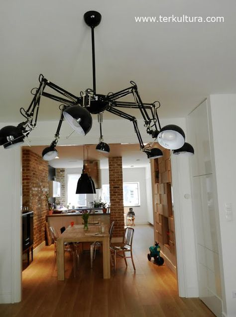 Spider lamp from FORSÅ | IKEA Hackers Clever ideas and hacks for your IKEA Ikea Forsa Lamp, Ikea Forsa, Ikea Desk Lamp, Ikea Lighting, Lighting Hacks, Spider Lamp, Anglepoise Lamp, Spider Light, Ikea Hackers