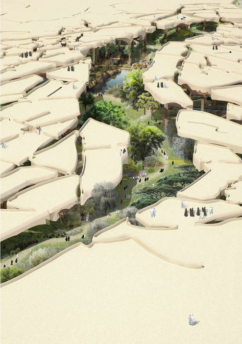 Desert Architecture, Heatherwick Studio, Thomas Heatherwick, Easy Landscaping, Landscaping Tips, Landscape Projects, Desert Landscaping, Urban Planning, Landscape Architect