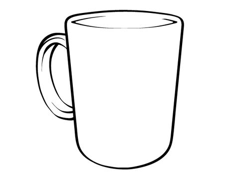 Mug Vector Coffee Cup Drawing, Mug Drawing, Cup Tattoo, Brown Cafe, Graphics Background, Flat Drawings, Winter Art Projects, Math Materials, Coffee Obsession