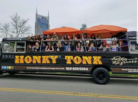 There are no stangers when you ride the Honky Tonk Party Express. How can we help your party? Now booking party sizes 5-100! #honkytonkpartyexpress #Nashville Honky Tonk Party, Nashville Broadway, Broadway Party, Booze Cruise, Visit Nashville, Nashville Bachelorette Party, Nashville Trip, Nashville Bachelorette, Tour Bus