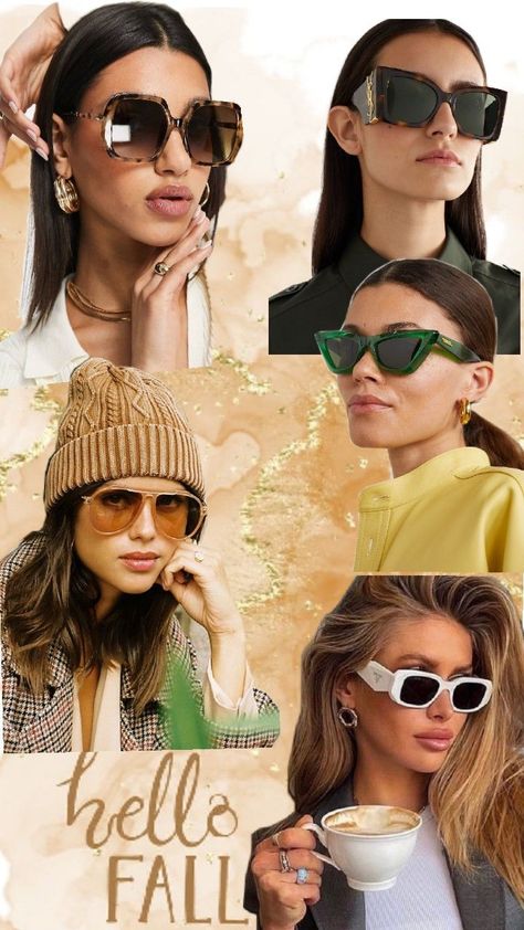 Sunglass Fashion for Fall Trends 2024, Hello Autumn, Fall Trends, Fashion Sunglasses, Sunglasses