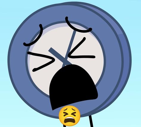 #clockbfb #clock #clockbfdi #bfb #bfdi #tpot Object Show, Clock Icon, Big Balls, Silly Pictures, Favorite Tv Shows, Clock, Fan Art