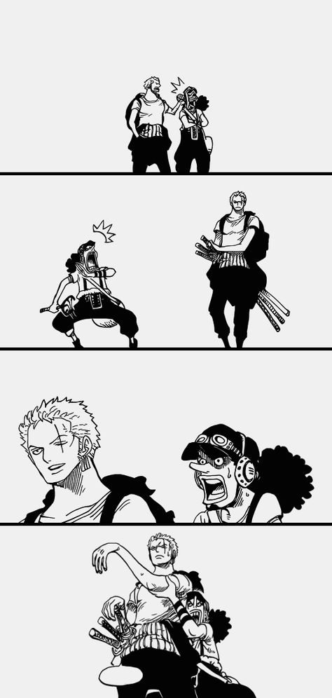 Zoro X Usopp X Sanji, Ussop X Zoro, Zoro X Usopp, Zoro And Usopp, Zoro Usopp, Istp Characters, Zoro Roronoa, 2d Character, One Piece Comic