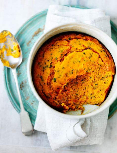 Carrot soufflé - try something a bit different this Thanksgiving Carrot Souffle, Sainsburys Recipes, Xmas Dinner, Cooking Advice, Veggie Meals, Food Vegetarian, Magazine Recipes, Tasty Foods, Food Tasting