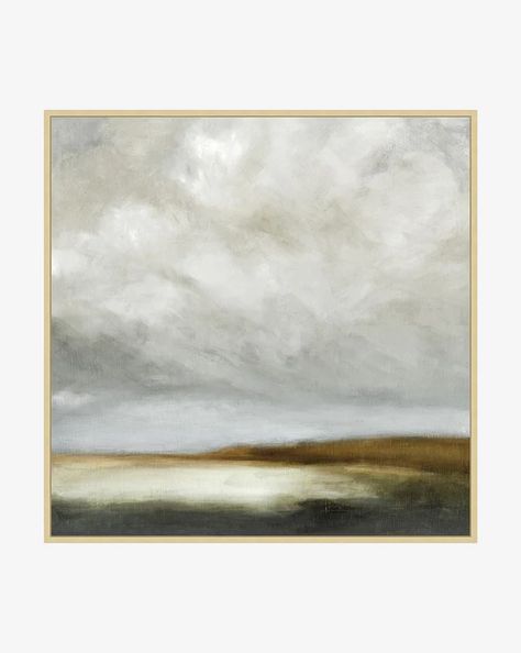 Mcgee & Co, Artwork For Living Room, Living Room Canvas, Landscape Artwork, Abstract Landscape Painting, Art Prints Quotes, Mid Century Art, Landscape Canvas, Large Painting