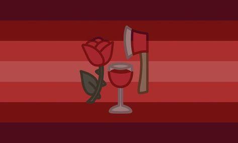 Red Xenogender, Goth Xenogender, Xenogenders Flags, Rose Gender, Xenogender Hoard, Gender Pronouns, Gender Flags, Gotta Catch Them All, The Color Red