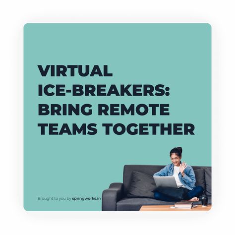 Here are 11 virtual Ice-breakers ideas for your remote team meetings – these are easy to implement! #fun #remotework Icebreakers For Virtual Meetings, Fun Zoom Meeting Ideas For Staff, Remote Team Building Ideas, Virtual Ice Breakers Team Building, Virtual Icebreaker Games For Adults, Meeting Ice Breakers For Adults, Zoom Ice Breakers For Adults, Meeting Ice Breakers Team Building, Virtual Ice Breakers For Meetings